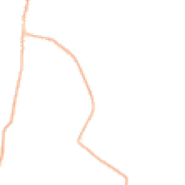 Night-time road noise heatmap for S66 7AE