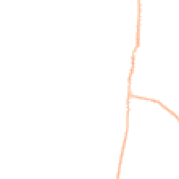 Night-time road noise heatmap for S66 7AJ