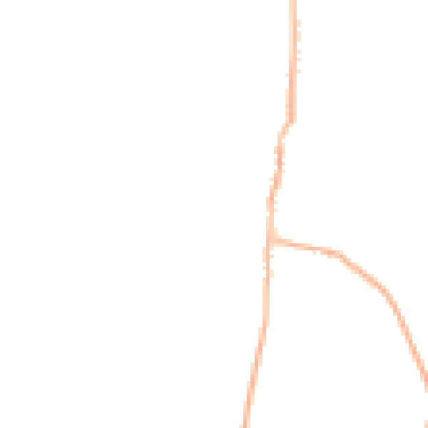 Night-time road noise heatmap for S66 7BZ
