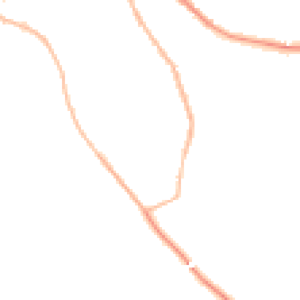 Night-time road noise heatmap for S66 7JJ