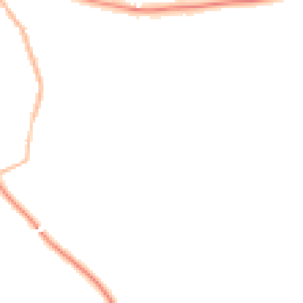 Night-time road noise heatmap for S66 7JZ