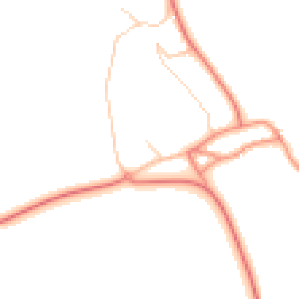 Daytime road noise heatmap for S66 7QU