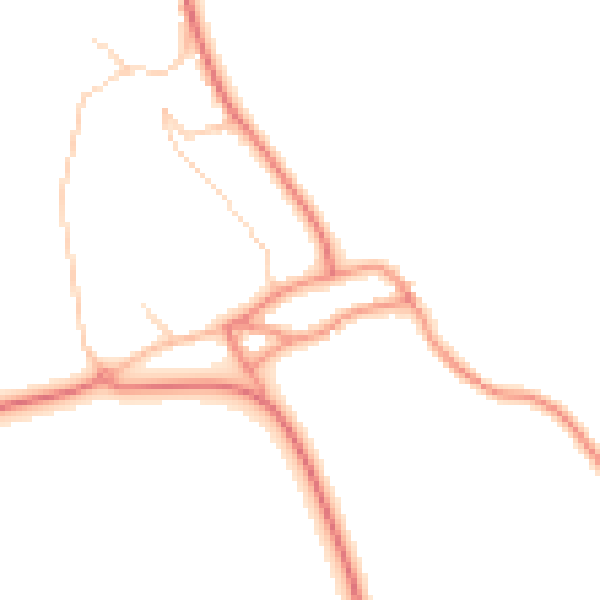 Daytime road noise heatmap for S66 7RB