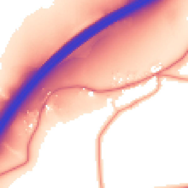 Daytime road noise heatmap for S66 7RR