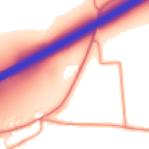 Daytime road noise heatmap for S66 7RT