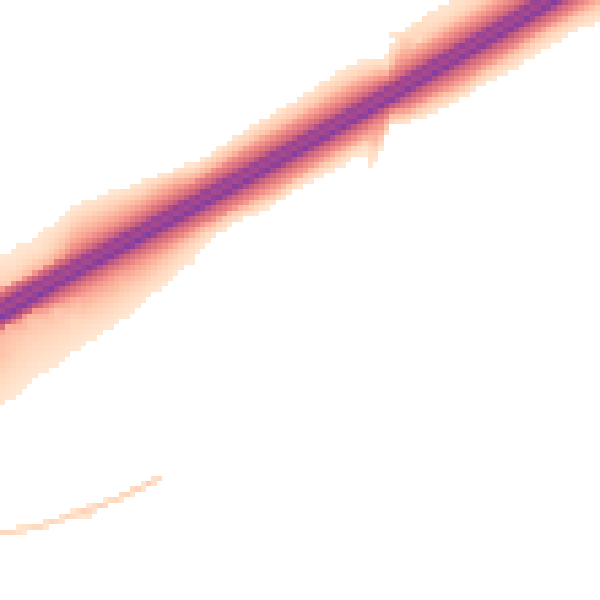 Night-time road noise heatmap for S66 7RT