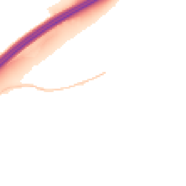 Night-time road noise heatmap for S66 7RW