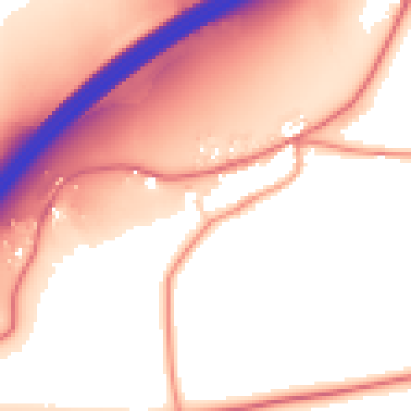 Daytime road noise heatmap for S66 7SE