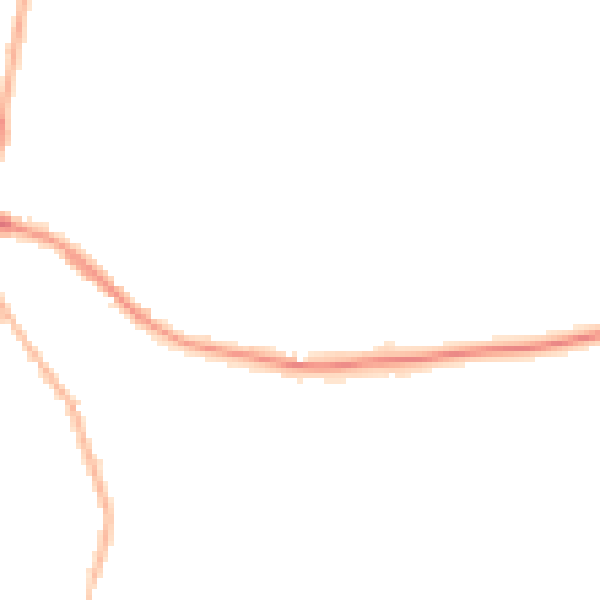 Night-time road noise heatmap for S66 7SH