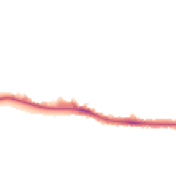 Night-time road noise heatmap for S66 8DG