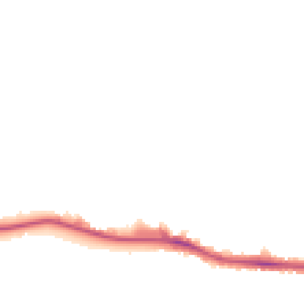 Night-time road noise heatmap for S66 8DH