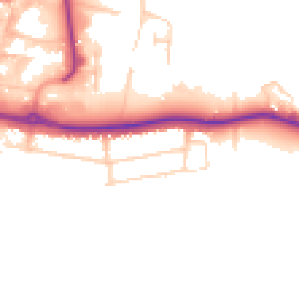 Daytime road noise heatmap for S66 8HD