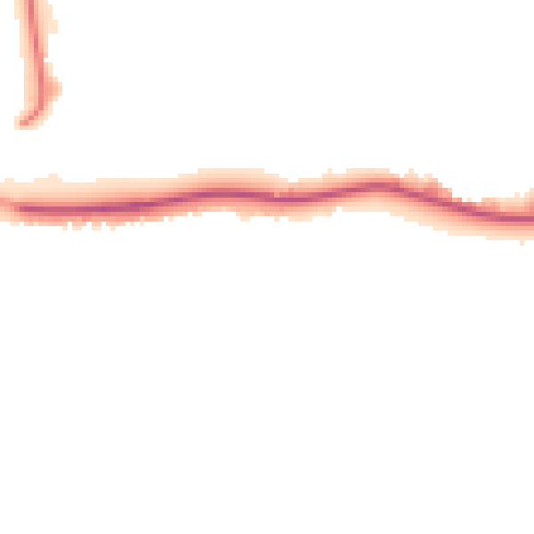 Night-time road noise heatmap for S66 8HF