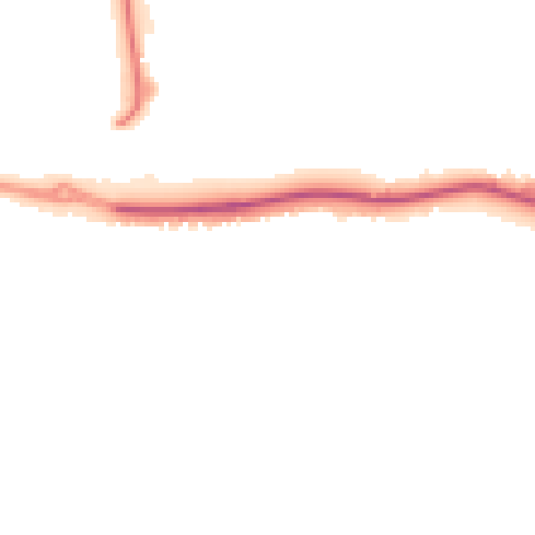 Night-time road noise heatmap for S66 8HQ