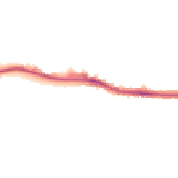 Night-time road noise heatmap for S66 8NY
