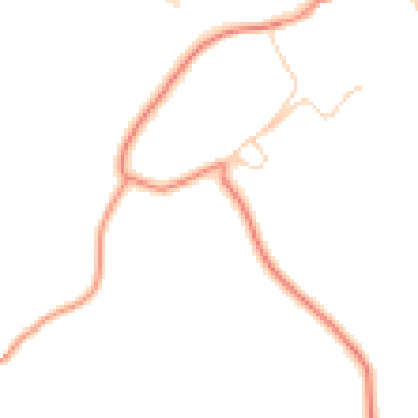 Daytime road noise heatmap for S66 8PL