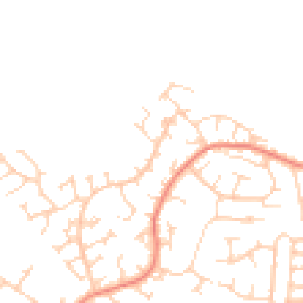 Daytime road noise heatmap for S66 8RF