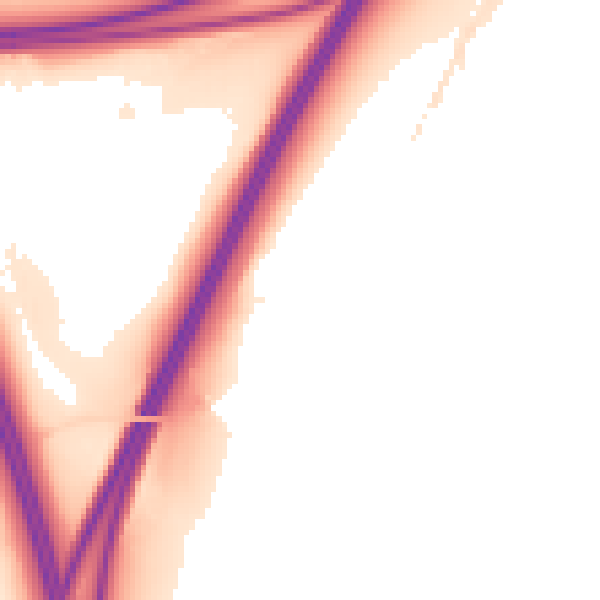 Night-time road noise heatmap for S66 9AY