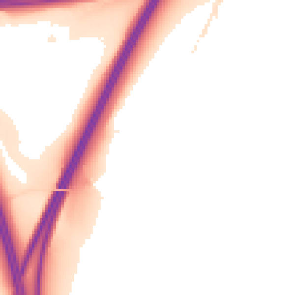 Night-time road noise heatmap for S66 9AZ