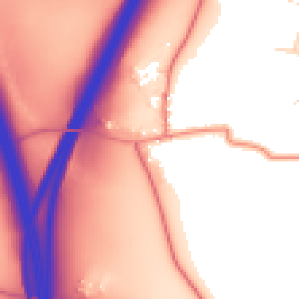Daytime road noise heatmap for S66 9BE