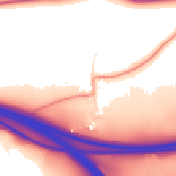 Daytime road noise heatmap for S66 9JH