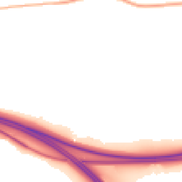 Night-time road noise heatmap for S66 9JN