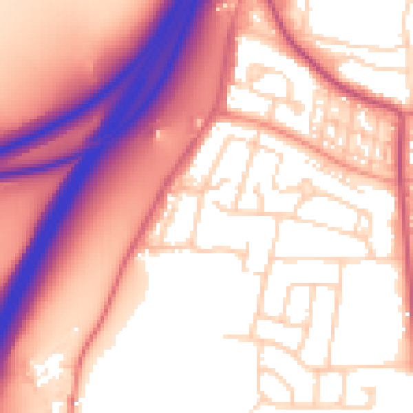 Daytime road noise heatmap for S66 9NF