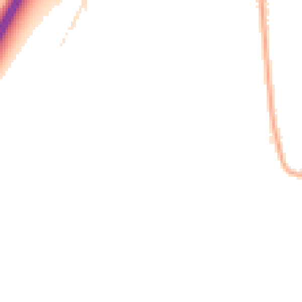 Night-time road noise heatmap for S66 9QE