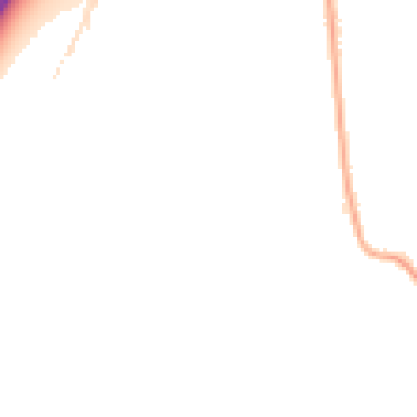 Night-time road noise heatmap for S66 9QF