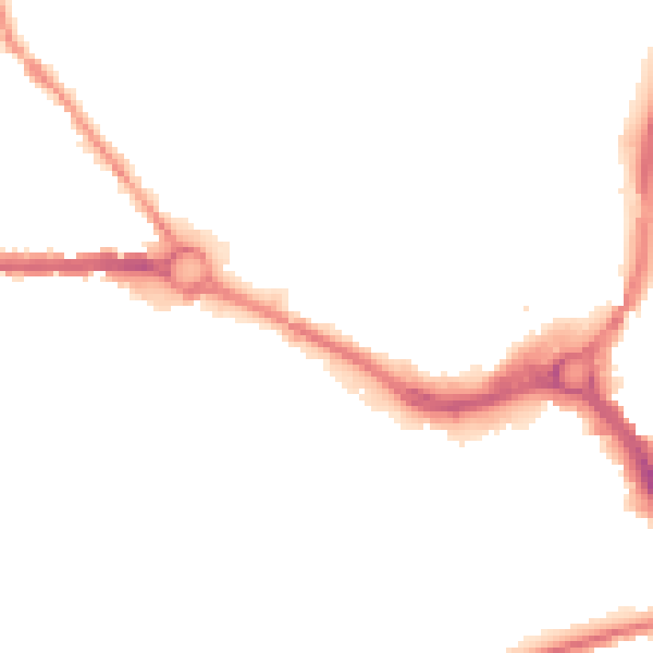 Night-time road noise heatmap for S70 1AH