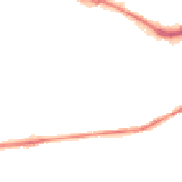Night-time road noise heatmap for S70 1HE