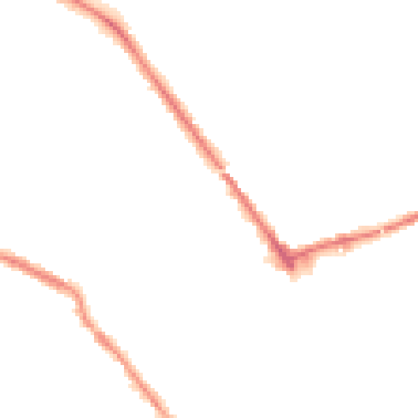 Night-time road noise heatmap for S70 2BW
