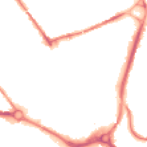 Night-time road noise heatmap for S70 2EP