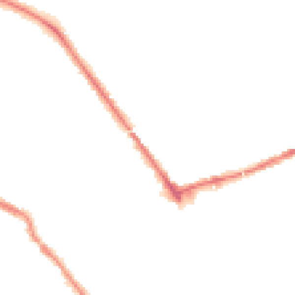 Night-time road noise heatmap for S70 2LN