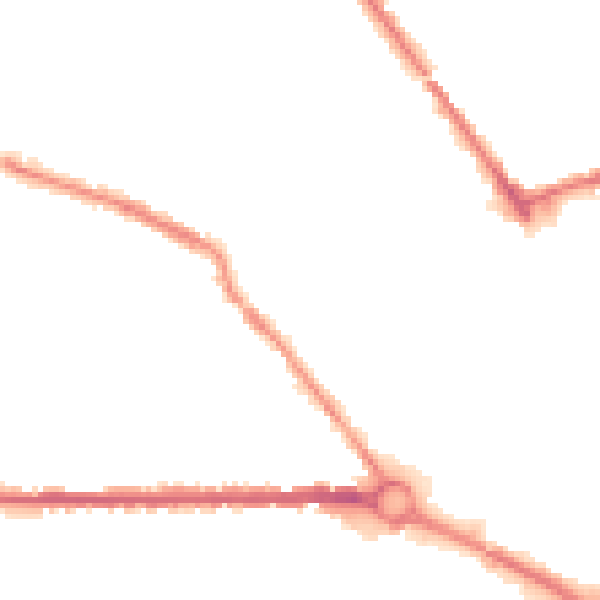 Night-time road noise heatmap for S70 2PA
