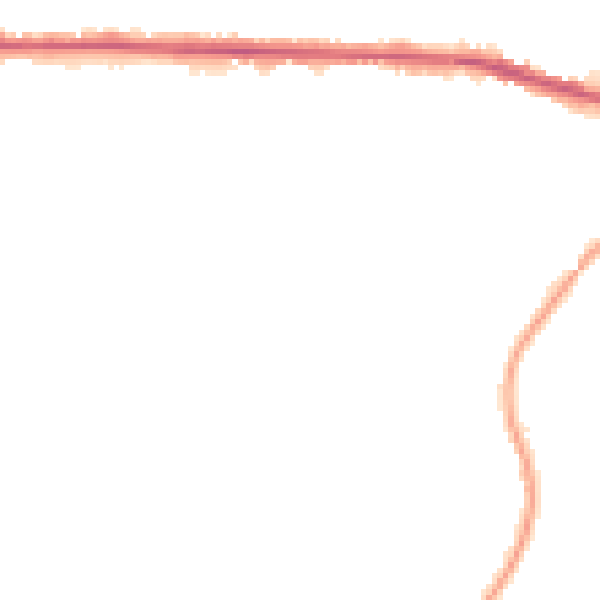 Night-time road noise heatmap for S70 3AS
