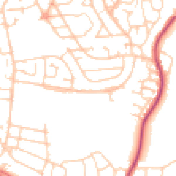 Daytime road noise heatmap for S70 3DL