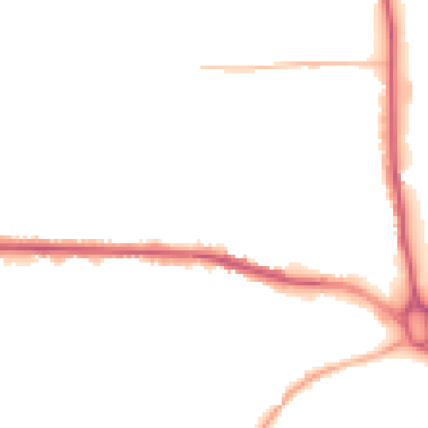 Night-time road noise heatmap for S70 3EP