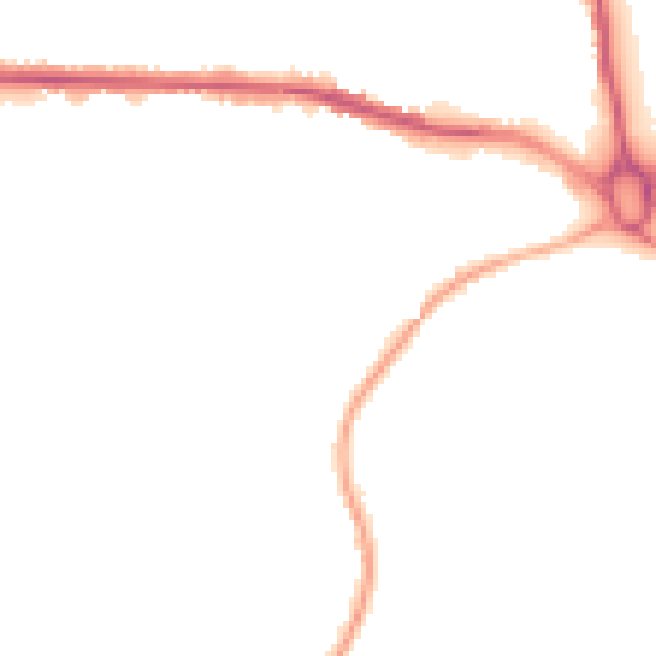 Night-time road noise heatmap for S70 3JB