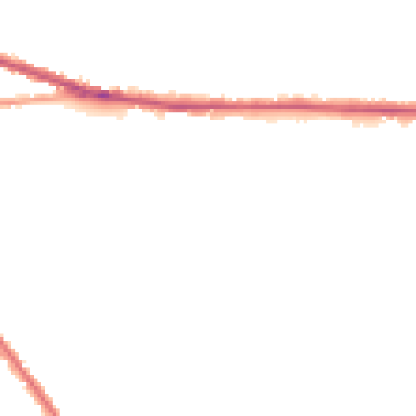 Night-time road noise heatmap for S70 3LJ