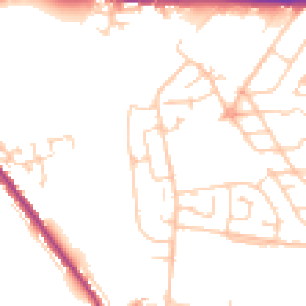 Daytime road noise heatmap for S70 3LP