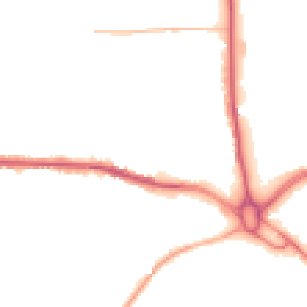 Night-time road noise heatmap for S70 3PT
