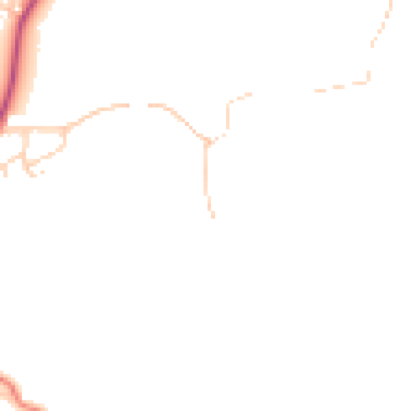Daytime road noise heatmap for S70 3QF