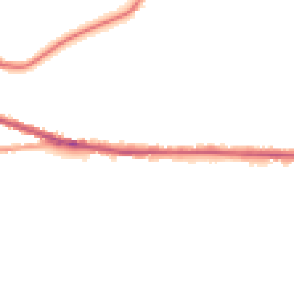 Night-time road noise heatmap for S70 3QY