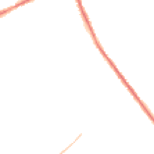 Night-time road noise heatmap for S70 4DZ