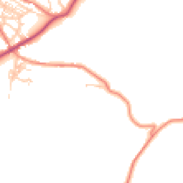 Daytime road noise heatmap for S70 4TB