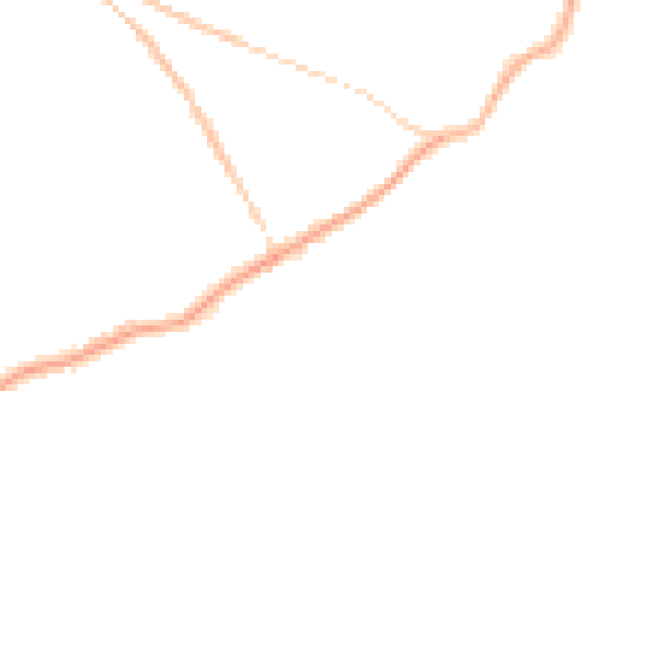 Night-time road noise heatmap for S70 4TE