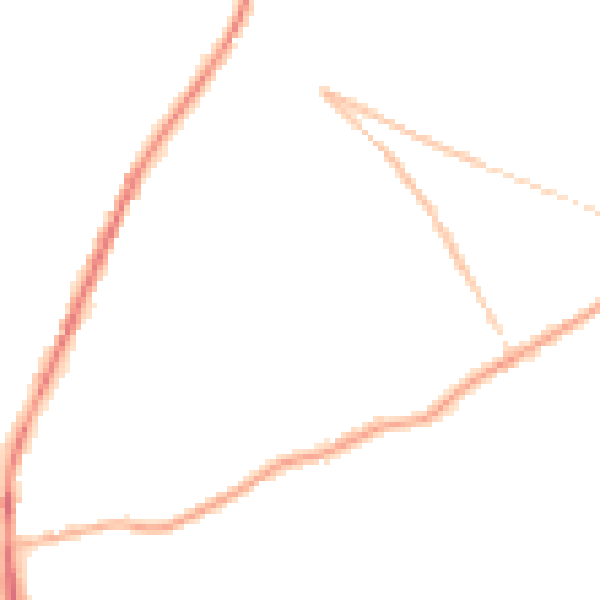 Night-time road noise heatmap for S70 5EQ