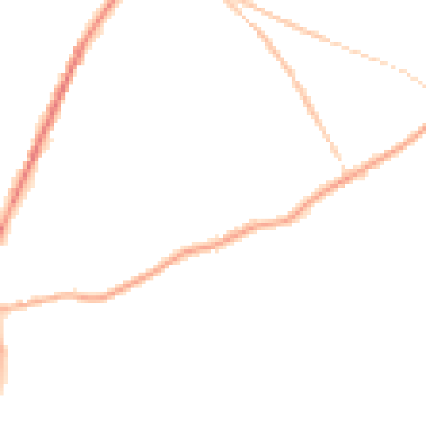 Night-time road noise heatmap for S70 5PA