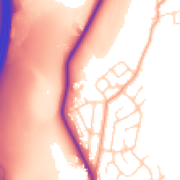 Daytime road noise heatmap for S70 5RP